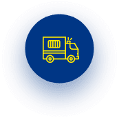 truck icon blue